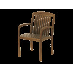 Alexander Rose Bolney Dark Acacia Armchair