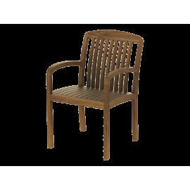 Alexander Rose Bolney Dark Acacia Armchair
