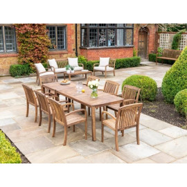 Alexander Rose Bolney Dark Acacia Armchair