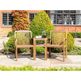 Alexander Rose Bolney Dark Acacia Companion Table