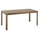 Alexander Rose Bolney Dark Acacia Rectangular Table 1.6m x 0.8m Alexander Rose Bolney Dark Acacia Rectangular Table 1.6m x 0.8m