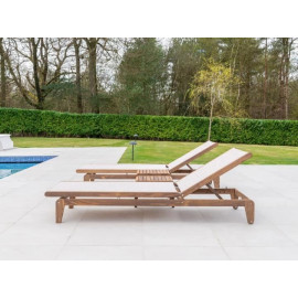 Alexander Rose Bolney Dark Acacia Side Table