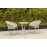 Alexander Rose Cordial Aluminium & Roble Bistro Set