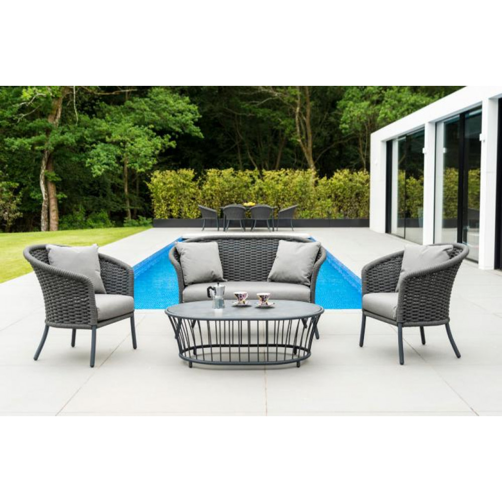 Alexander Rose Cordial Curved Top Lounge Set Alexander Rose Cordial Curved Top Lounge Set