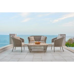 Alexander Rose Cordial Curved Top Roble Lounge Set Alexander Rose Cordial Curved Top Roble Lounge Set