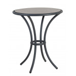 Alexander Rose Cordial Grey Aluminium & HPL Bistro Table Alexander Rose Cordial Grey Aluminium & HPL Bistro Table