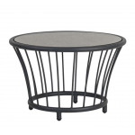 Alexander Rose Cordial Grey Aluminium Side Table