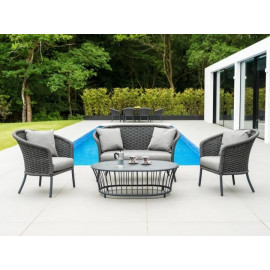 Alexander Rose Cordial Grey Lounge Sofa