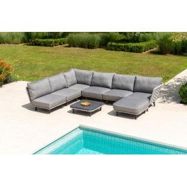 Alexander Rose Cordial Luxe 6 Seat Modular Lounge Set