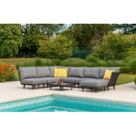 Alexander Rose Cordial Luxe 6 Seat Modular Lounge Set Alexander Rose Cordial Luxe 6 Seat Modular Lounge Set