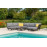 Alexander Rose Cordial Luxe 6 Seat Modular Lounge Set