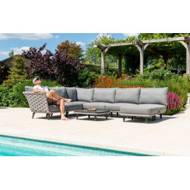 Alexander Rose Cordial Luxe 6 Seat Modular Lounge Set Alexander Rose Cordial Luxe 6 Seat Modular Lounge Set