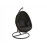 Alexander Rose Cordial Luxe Lucy Hanging Cocoon Egg Chair Dark Grey Frame