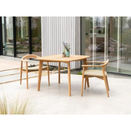 Alexander Rose Dana Teak Dining Table 1m x 1m Alexander Rose Dana Teak Dining Table 1m x 1m