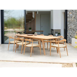 Alexander Rose Dana Teak Dining Table 1m x 2.7m