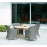 Alexander Rose Monte Carlo 4 Seat Roble Dining Set