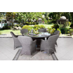 Alexander Rose Monte Carlo 8 Seat Weave Dining Set