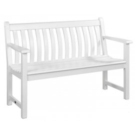 Alexander Rose New England White 4ft Broadfield Bench