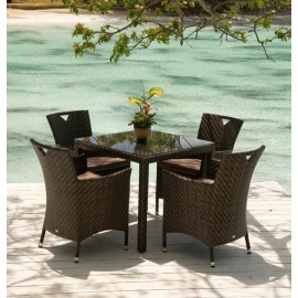 Alexander Rose Ocean Fiji Square Dining Table 0.8m x 0.8m Alexander Rose Ocean Fiji Square Dining Table 0.8m x 0.8m