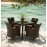 Alexander Rose Ocean Fiji Square Dining Table 0.8m x 0.8m