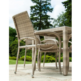 Alexander Rose Ocean Pearl Fiji Square 4 Seat Set Alexander Rose Ocean Pearl Fiji Square 4 Seat Set