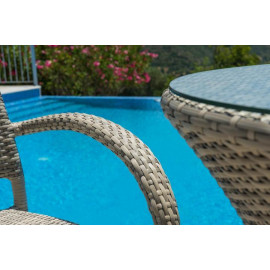 Alexander Rose Ocean Pearl Fiji Stacking Armchair Alexander Rose Ocean Pearl Fiji Stacking Armchair