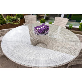 Alexander Rose Ocean Pearl Wave Round Table 1.3m