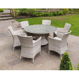 Alexander Rose Ocean Pearl Wave Round Table 1.3m