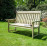 Alexander Rose Pine High Back Bench 5ft