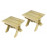 Alexander Rose Pine Lightweight Stools x 2