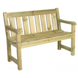 Alexander Rose Pine Marlow Bench 4ft