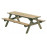 Alexander Rose Pine Woburn Picnic Table 6ft