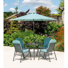 Alexander Rose Portofino Round 4 Seat High Back Set