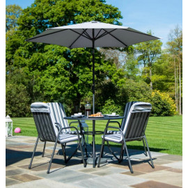 Alexander Rose Portofino Round 4 Seat High Back Set