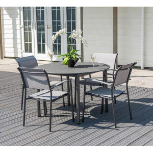 Metal & Stone Garden Furniture Sets (45)