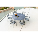 Alexander Rose Rimini 6 Seat Round Dining Set Alexander Rose Rimini 6 Seat Round Dining Set