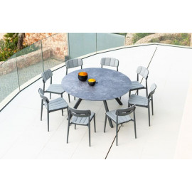 Alexander Rose Rimini Round Dining Table 130cm Alexander Rose Rimini Round Dining Table 130cm