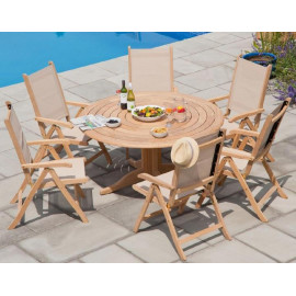 Alexander Rose Roble Bengal Pedestal Table 1.45m