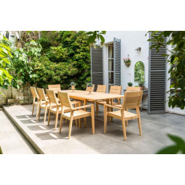 Alexander Rose Roble Extending 10 Seat Set Alexander Rose Roble Extending 10 Seat Set