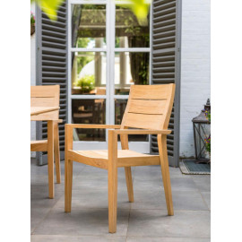 Alexander Rose Roble Highback Stacking Armchair