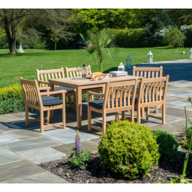 Alexander Rose Roble Rectangular 6 Seat Broadfield Set Alexander Rose Roble Rectangular 6 Seat Broadfield Set