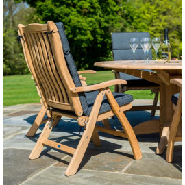 Alexander Rose Roble Round 6 Seat Recliner Set Alexander Rose Roble Round 6 Seat Recliner Set