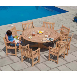 Alexander Rose Roble Round 8 Seat Set