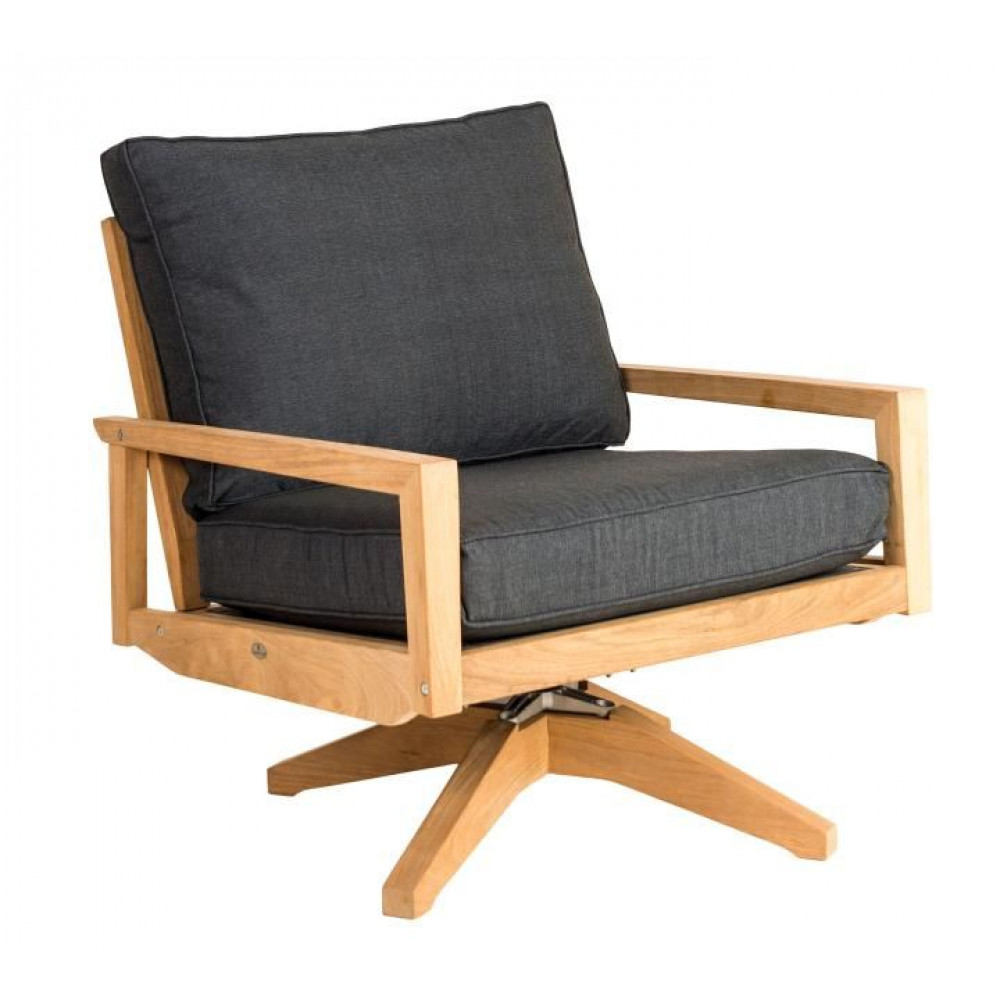 Alexander Rose Roble Swivel Lounge Armchair With Cushion Alexander Rose Roble Swivel Lounge Armchair With Cushion