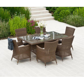 Alexander Rose San Marino 6 Seat Rectangular Set