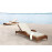 Alexander Rose San Marino Adjustable Sunbed With Oatmeal Cushion