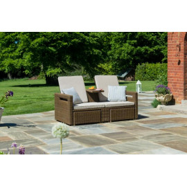 Alexander Rose San Marino Lovers Recliner with Cushion Alexander Rose San Marino Lovers Recliner with Cushion