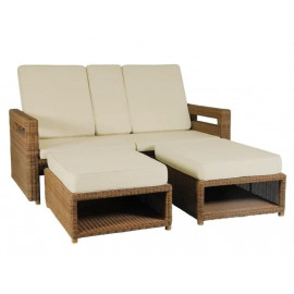 Alexander Rose San Marino Lovers Recliner with Cushion Alexander Rose San Marino Lovers Recliner with Cushion