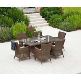 Alexander Rose San Marino Square Top Armchair with Cushion Alexander Rose San Marino Square Top Armchair with Cushion