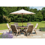 Alexander Rose Sherwood 6 Seat Recliner Set Alexander Rose Sherwood 6 Seat Recliner Set